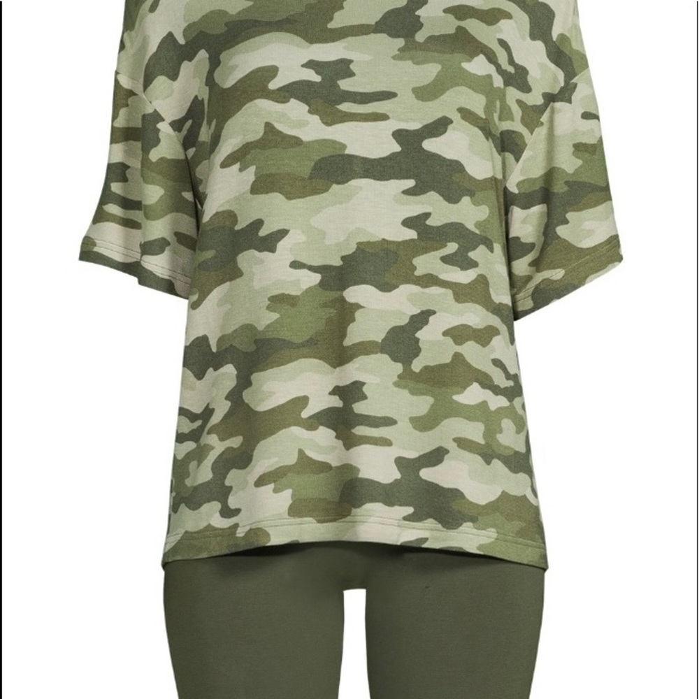 Shirt & Bike Shorts Lounge Wear